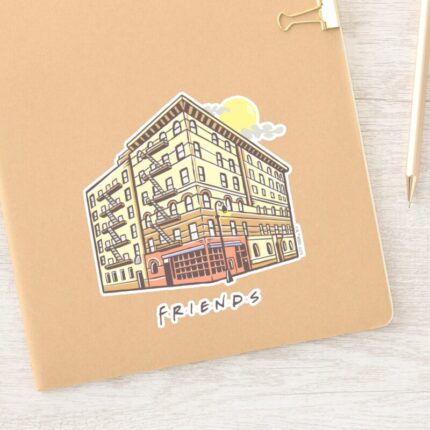 FRIENDS™ Monicas Apartment Building Sticker