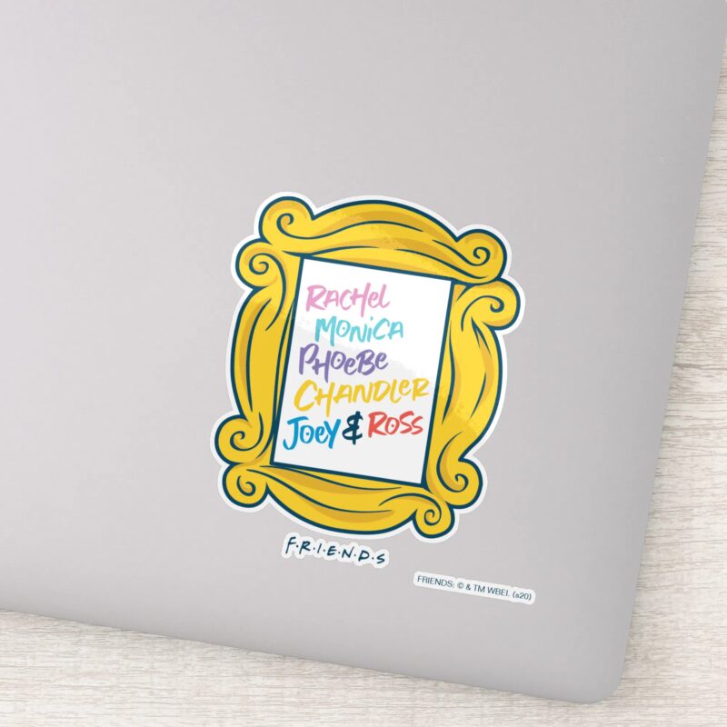 FRIENDS™ Names In Peephole Sticker