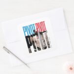 FRIENDS™ PIVOT PIVOT PIVOT Quote Square Sticker