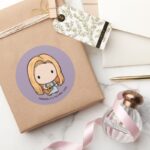 FRIENDS™ Phoebe Chibi Classic Round Sticker