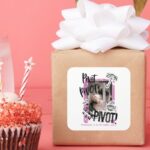 FRIENDS™ Pivot Pivot PIVOT Square Sticker