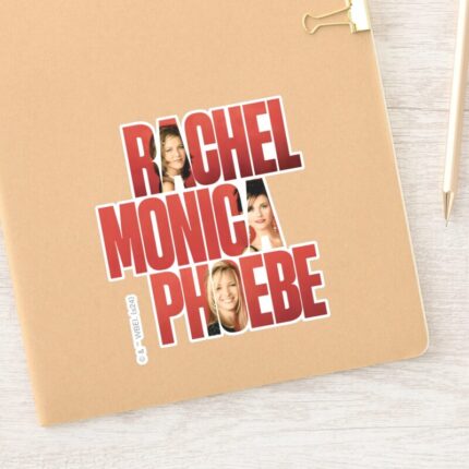 FRIENDS™ Rachel Monica Phoebe Sticker