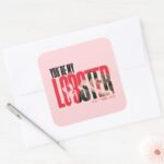 FRIENDS™ Rachel Ross Youre My Lobster Square Sticker