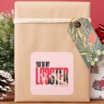 FRIENDS™ Rachel Ross Youre My Lobster Square Sticker