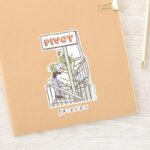 FRIENDS™ Ross And Rachel PIVOT Sticker