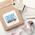 FRIENDS™ The Gang Square Sticker