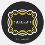 FRIENDS™ The Television Series Classic Round Sticker