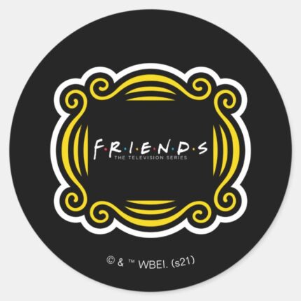 FRIENDS™ The Television Series Classic Round Sticker