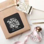 FRIENDS™ We Were On A Break Square Sticker