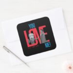FRIENDS™ You Love Me Quote Square Sticker