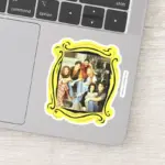 FRIENDS™ Cast Sitting On The Stoop Sticker