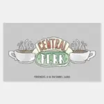 FRIENDS™ Central Perk Watercolor Logo Rectangular Sticker