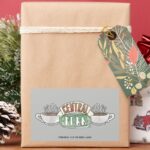 FRIENDS™ Central Perk Watercolor Logo Rectangular Sticker