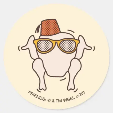 FRIENDS™ Friendsgiving Classic Round Sticker
