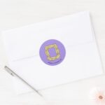 FRIENDS™ Peephole Frame Classic Round Sticker