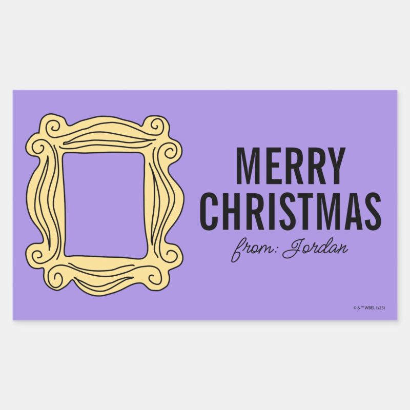 FRIENDS™ Peephole Frame Christmas Gift Tag FRIENDS™ Peephole Frame Christmas Gift Tag