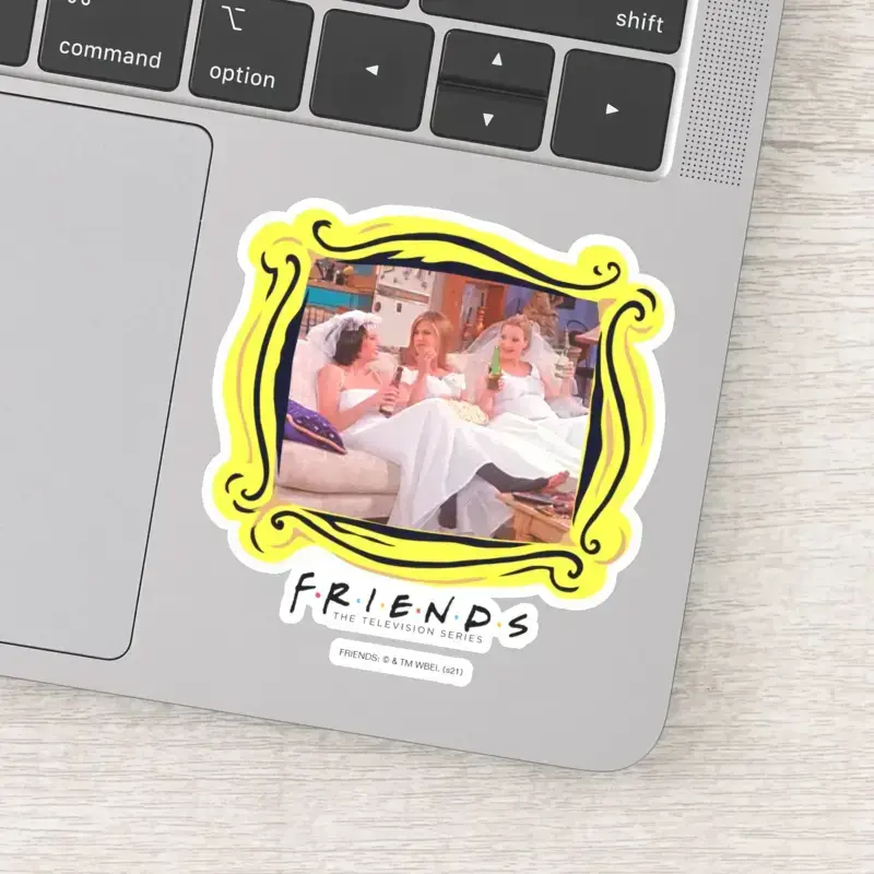 FRIENDS™ The Girls In Wedding Dresses Sticker