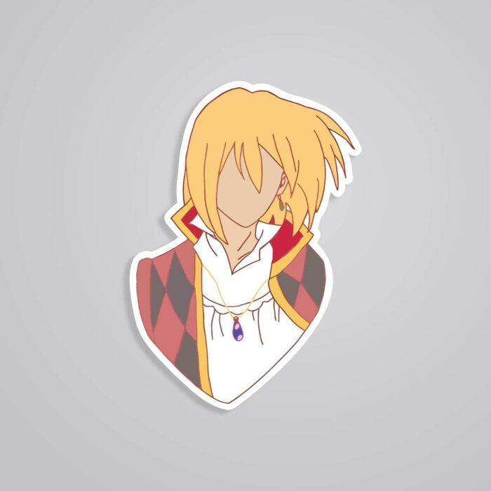 Faceless Portrait Of Howl Anime Stickers