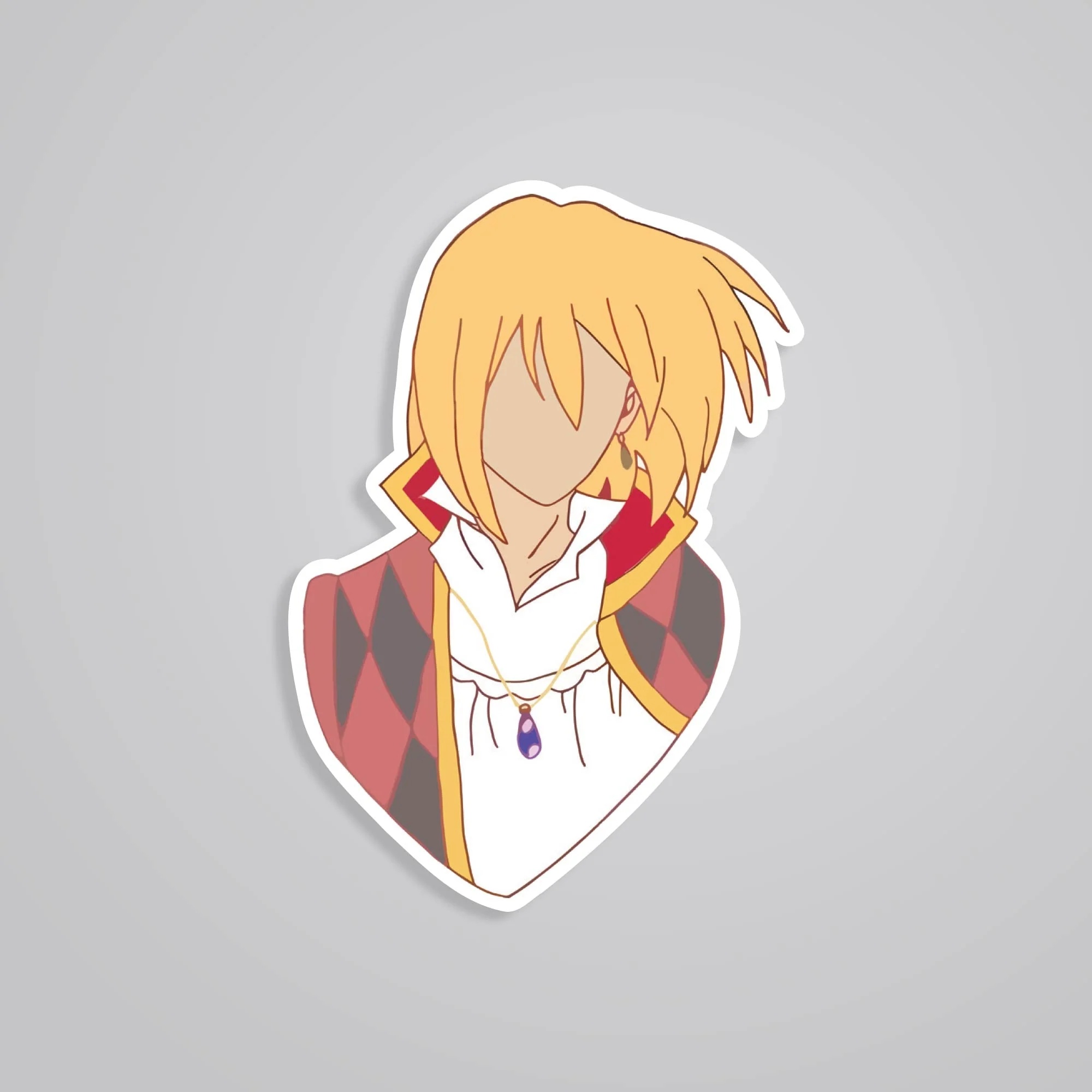 Faceless Portrait Of Howl Anime Stickers