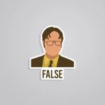 False TV Shows Stickers