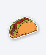 Fast Food Taco Sticker