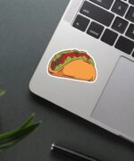 Fast Food Taco Sticker