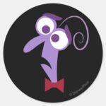 Fear Classic Round Sticker