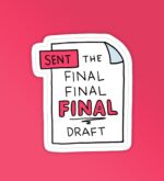 Final Draft Laptop Mobile Stickers