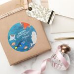Finding Dory Birthday Classic Round Sticker
