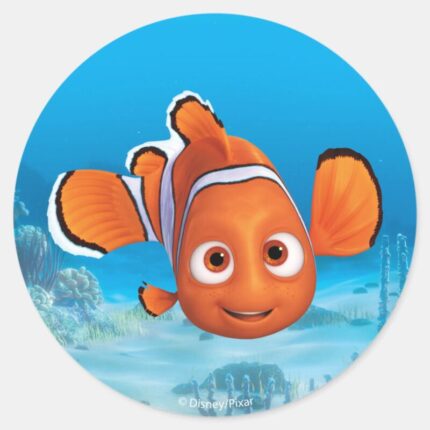 Finding Dory Nemo Classic Round Sticker
