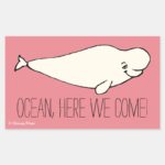 Finding Dory Bailey Cartoon Rectangular Sticker