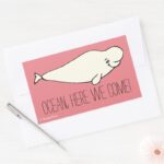 Finding Dory Bailey Cartoon Rectangular Sticker