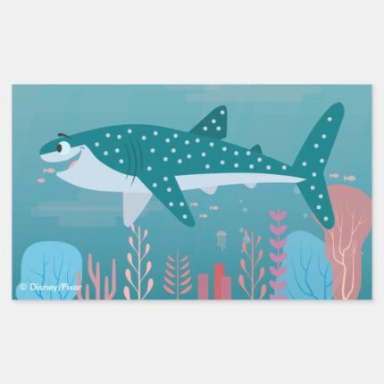 Finding Dory Destiny The Whale Shark Rectangular Sticker
