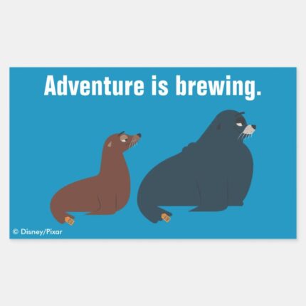 Finding Dory Fluke Rudder Rectangular Sticker