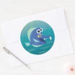 Finding Dory Kathy Classic Round Sticker