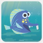 Finding Dory Kathy Square Sticker