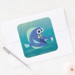 Finding Dory Kathy Square Sticker