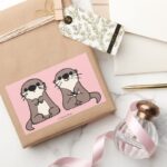 Finding Dory Otter Cartoon Rectangular Sticker