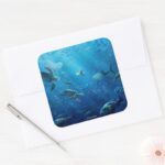 Finding Dory Poster Art Square Sticker