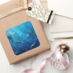 Finding Dory Poster Art Square Sticker