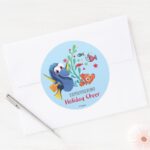 Finding Dory Remembering Holiday Cheer Classic Round Sticker