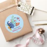 Finding Dory Remembering Holiday Cheer Classic Round Sticker