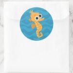 Finding Dory Sheldon Classic Round Sticker