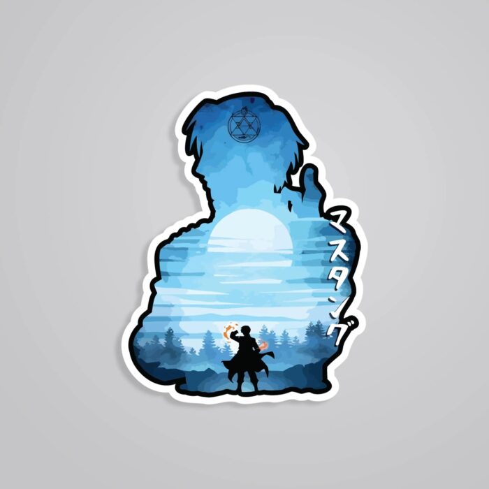 Flame Alchemist Anime Stickers