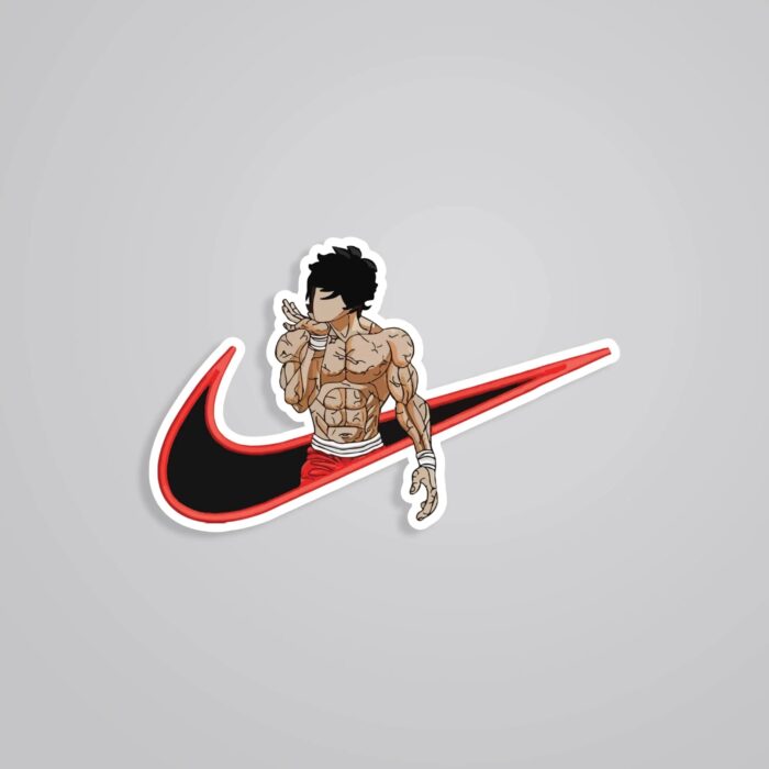 Flex It Like Baki Anime Stickers