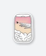 Flight Travel Sticker