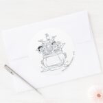 Flintstones Families1 Classic Round Sticker