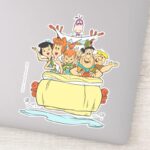 Flintstones Family Roadtrip Sticker