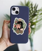 Floral Lady Sticker