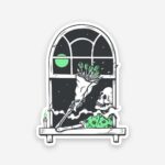 Flowers For The Dead Sticker